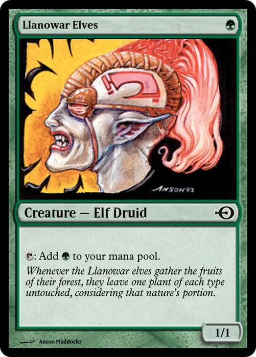 Llanowar Elves (PRM-31379) - common - Foil