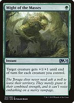 Might of the Masses (M20-182) - uncommon - Foil