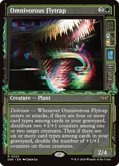 Omnivorous Flytrap (DSK-322) - rare: (Showcase) - Foil