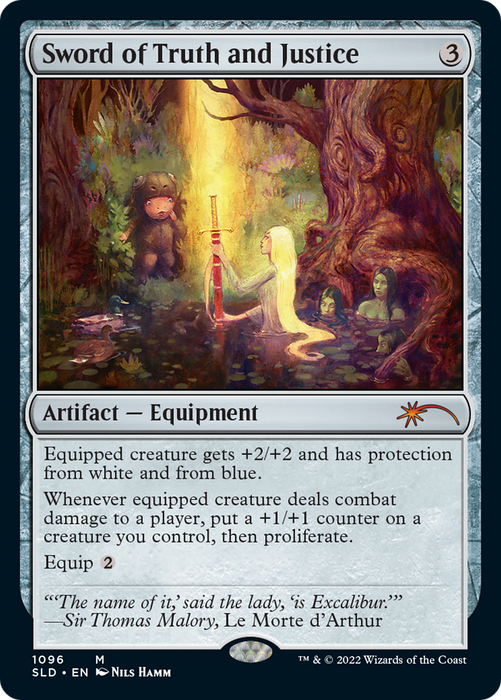 Sword of Truth and Justice (SLD-1096) - mythic - Foil