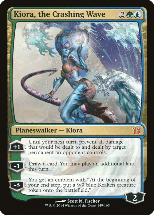 Kiora, the Crashing Wave (BNG-149) - mythic - Foil