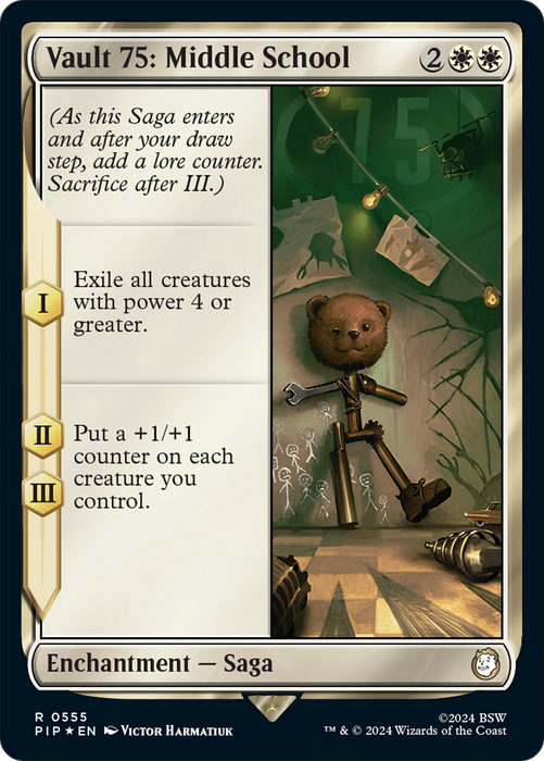 Vault 75: Middle School (PIP-555) - rare - Foil