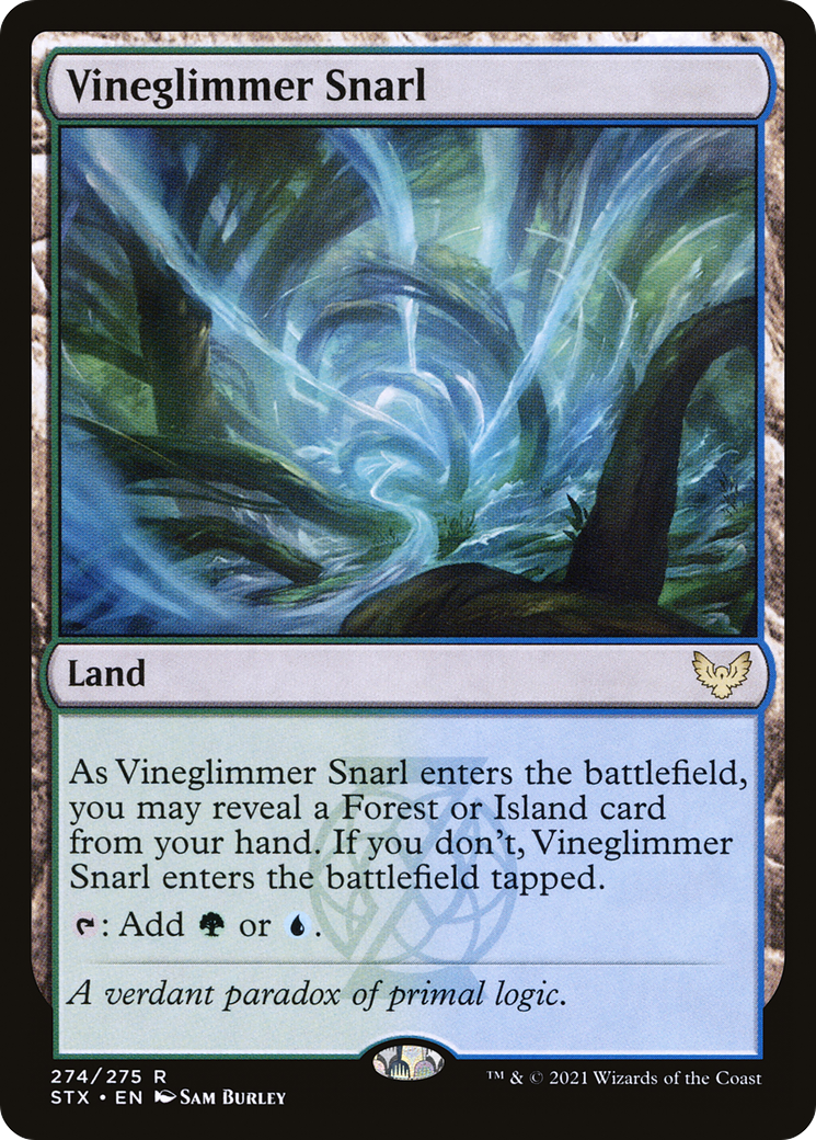 Vineglimmer Snarl (STX-274) - rare - Foil