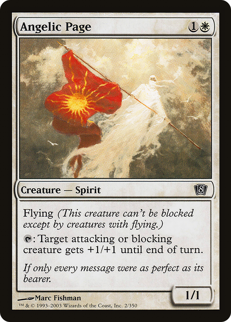 Angelic Page (8ED-02★) - common - Foil