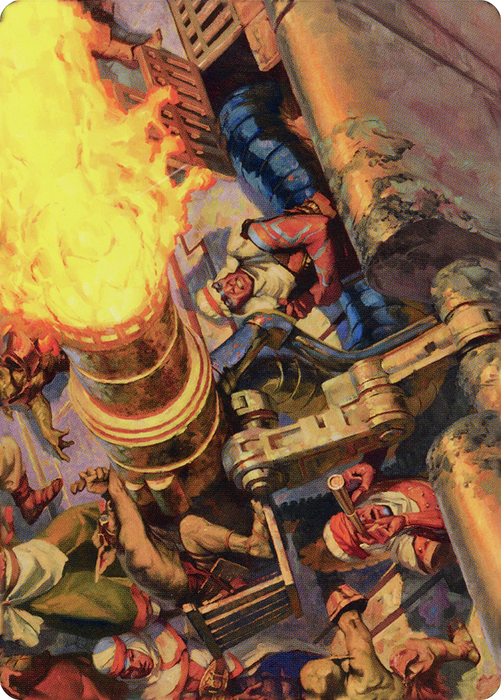 Mana Cannons // Mana Cannons (ADMU-036) - common (Borderless) - Foil