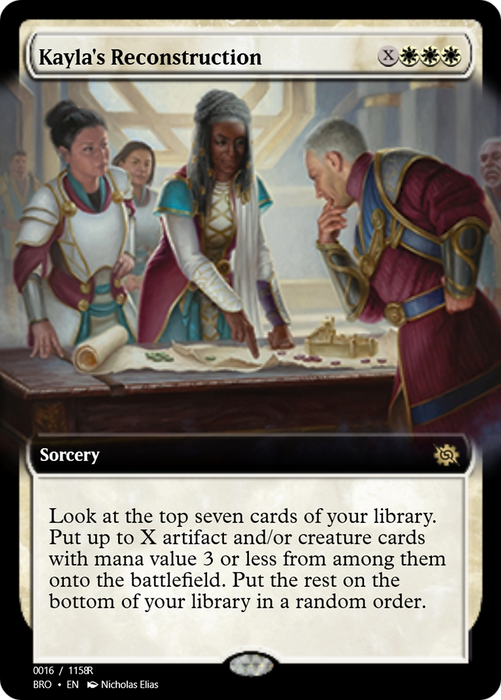 Kayla's Reconstruction (PRM-105642) - rare - Foil