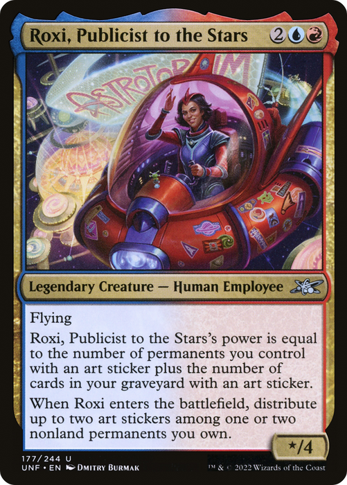 Roxi, Publicist to the Stars (UNF-177) - uncommon - Foil
