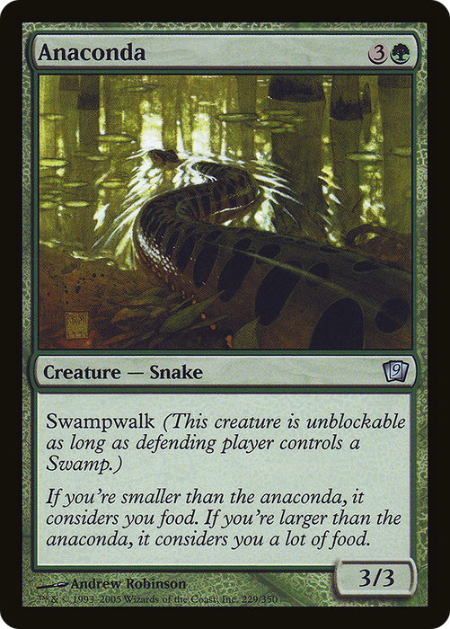 Anaconda (9ED-229★) - uncommon - Foil