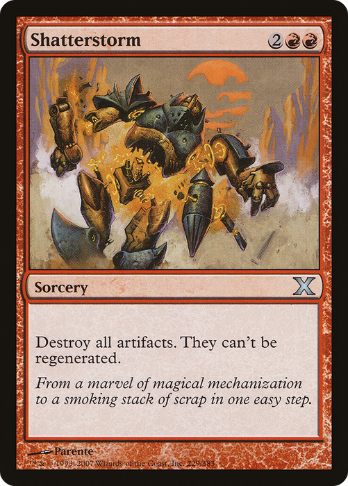 Shatterstorm (10E-229) - uncommon - Foil