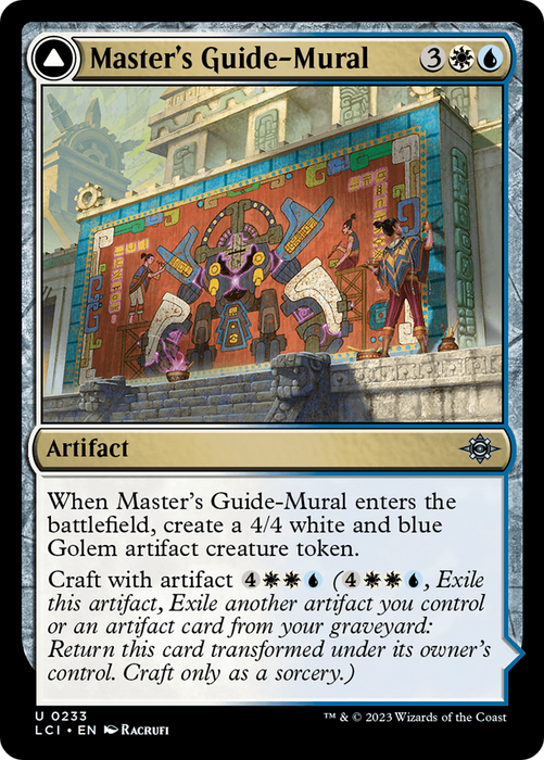 Master's Guide-Mural // Master's Manufactory (LCI-233) - uncommon - Foil