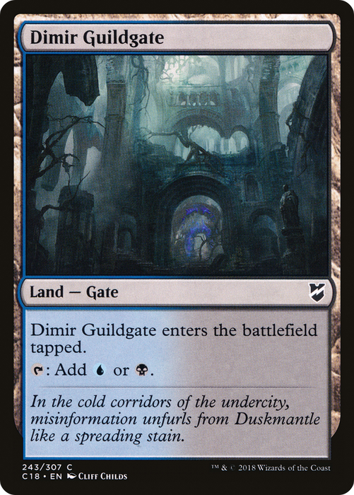 Dimir Guildgate (C18-243) - common