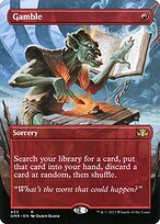 Gamble (DMR-433) - rare (Borderless)
