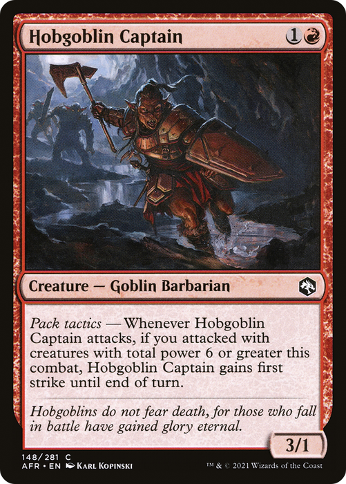 Hobgoblin Captain (AFR-148) - common