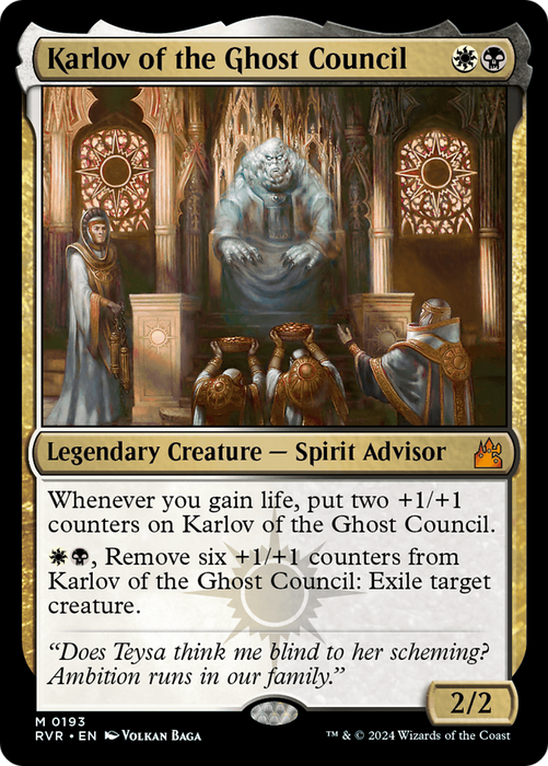 Karlov of the Ghost Council (RVR-193) - mythic - Foil