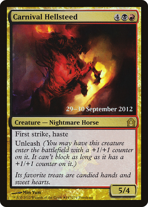Carnival Hellsteed (PRE-147★) - rare - Foil