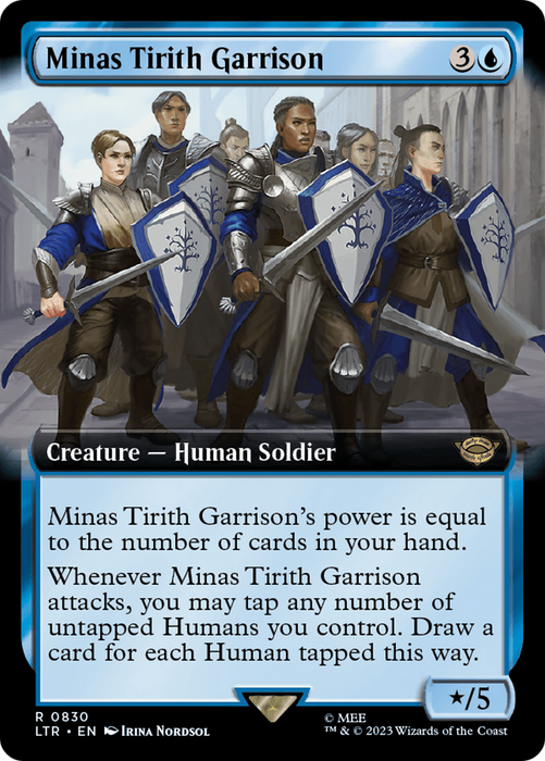 Minas Tirith Garrison (LTR-830) - rare: (Extended Art)