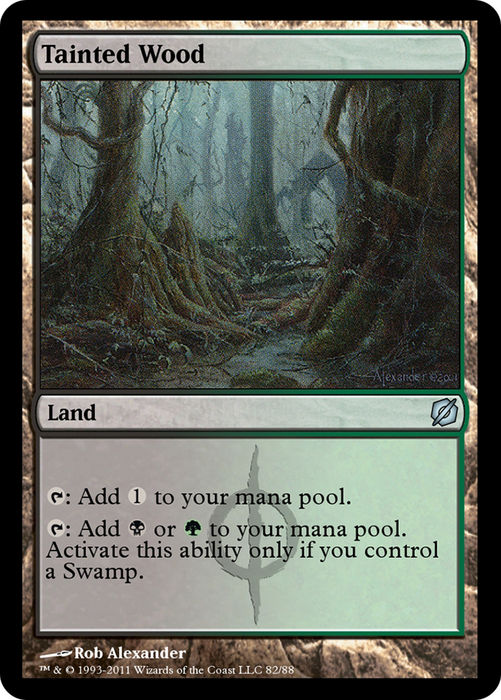 Tainted Wood (TD2-082) - uncommon