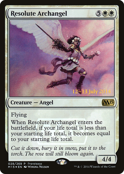 Resolute Archangel (PRE-028) - rare - Foil