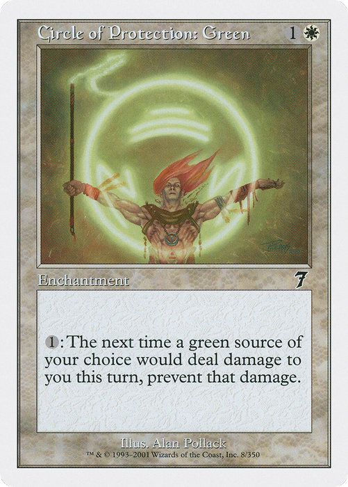 Circle of Protection: Green (7ED-008) - common