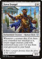 Dawn Evangel (THB-008) - uncommon: (enchantment) - Foil