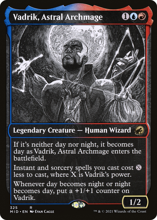 Vadrik, Astral Archmage (MID-325) - rare: (Showcase) - Foil