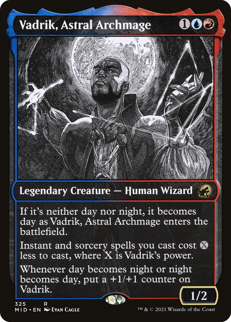 Vadrik, Astral Archmage (MID-325) - rare: (Showcase) - Foil