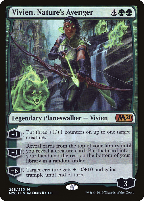 Vivien, Nature's Avenger (M20-298) - mythic - Foil
