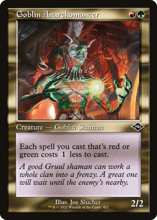 Goblin Anarchomancer (MH2-421) - common - Etched Foil