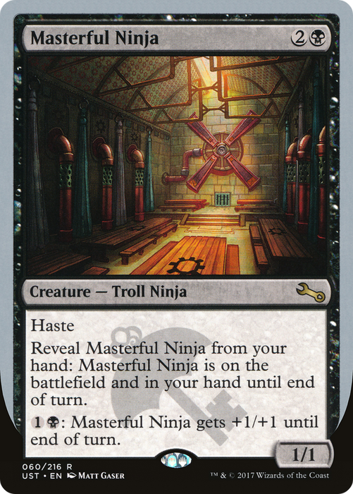 Masterful Ninja (UST-060) - rare - Foil