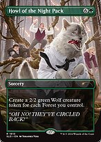 Howl of the Night Pack (SLD-1610) - rare (Borderless)
