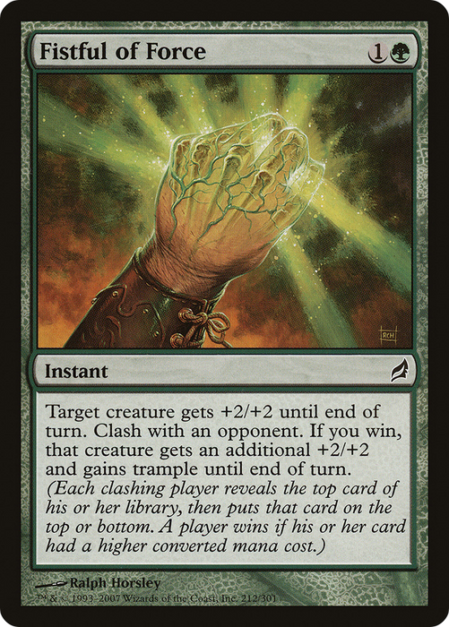 Fistful of Force (LRW-212) - common - Foil