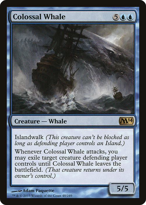 Colossal Whale (M14-048) - rare - Foil