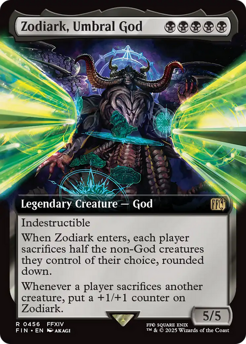 Zodiark, Umbral God (Extended Art) (FIN-456) - rare