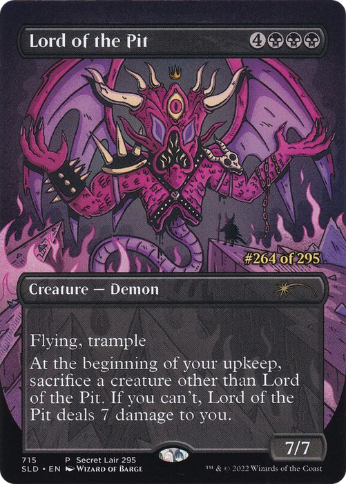 Lord of the Pit (SLD-715) - rare (Borderless)