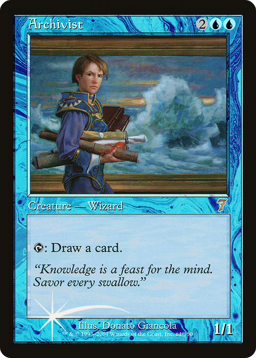 Archivist (7ED-61★) - rare - Foil