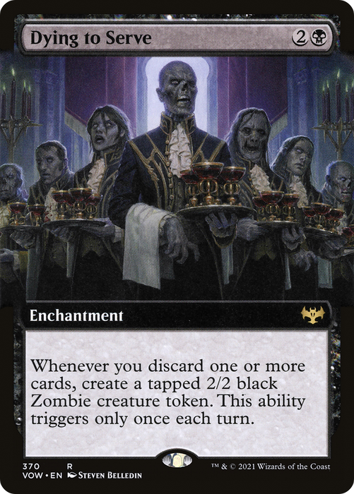 Dying to Serve (VOW-370) - rare: (Extended Art)