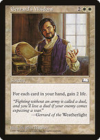 Gerrard's Wisdom (WTH-015) - uncommon