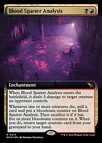 Blood Spatter Analysis (MKM-413) - rare: (Extended Art) - Foil