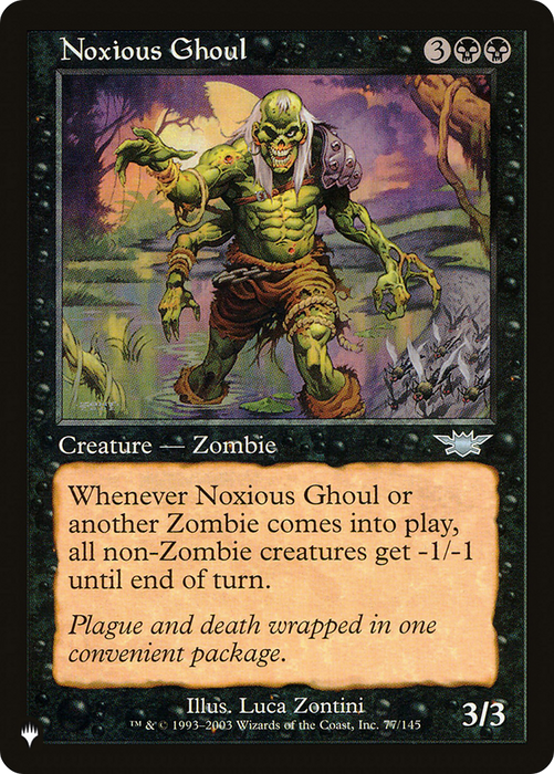 Noxious Ghoul (LIST-LGN-77) - uncommon