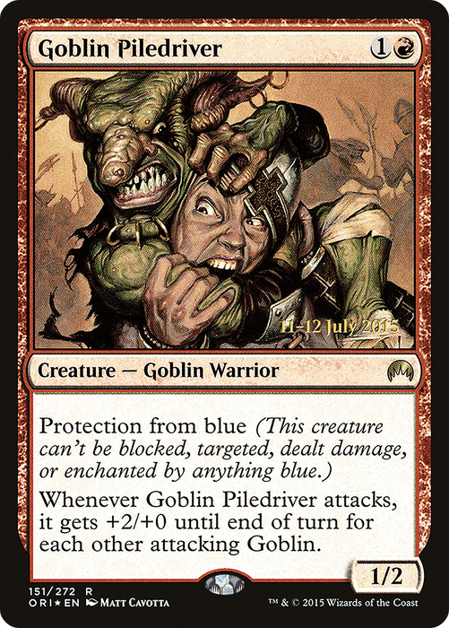 Goblin Piledriver (PRE-151S) - rare - Foil