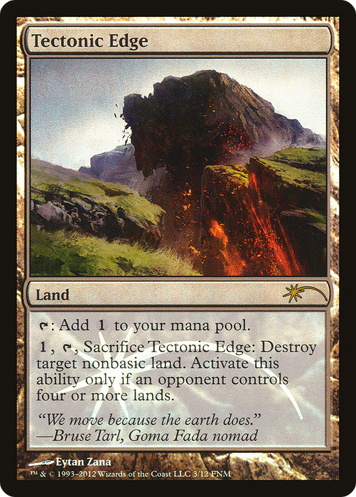 Tectonic Edge (FNM-003) - rare - Foil