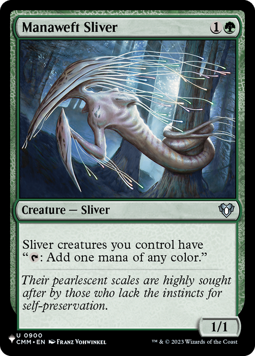 Manaweft Sliver (CMM) (LIST-900) - uncommon
