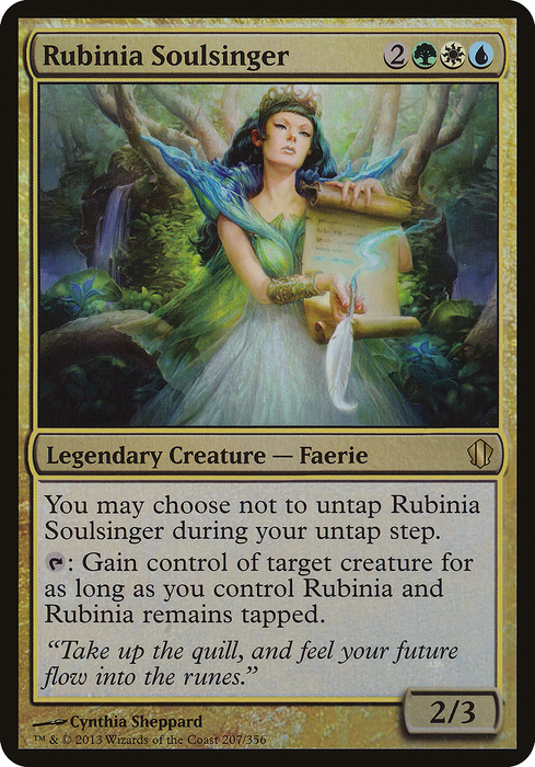 Rubinia Soulsinger (OVER-207) - rare - Foil