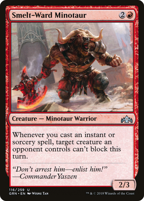 Smelt-Ward Minotaur (GRN-116) - uncommon