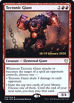 Tectonic Giant (PRE-158S) - rare - Foil