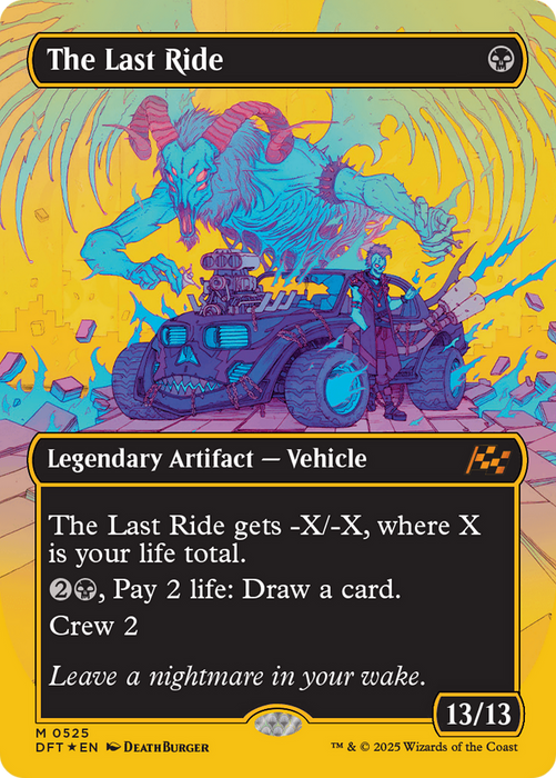 The Last Ride (DFT-525) - mythic (Borderless) - Foil