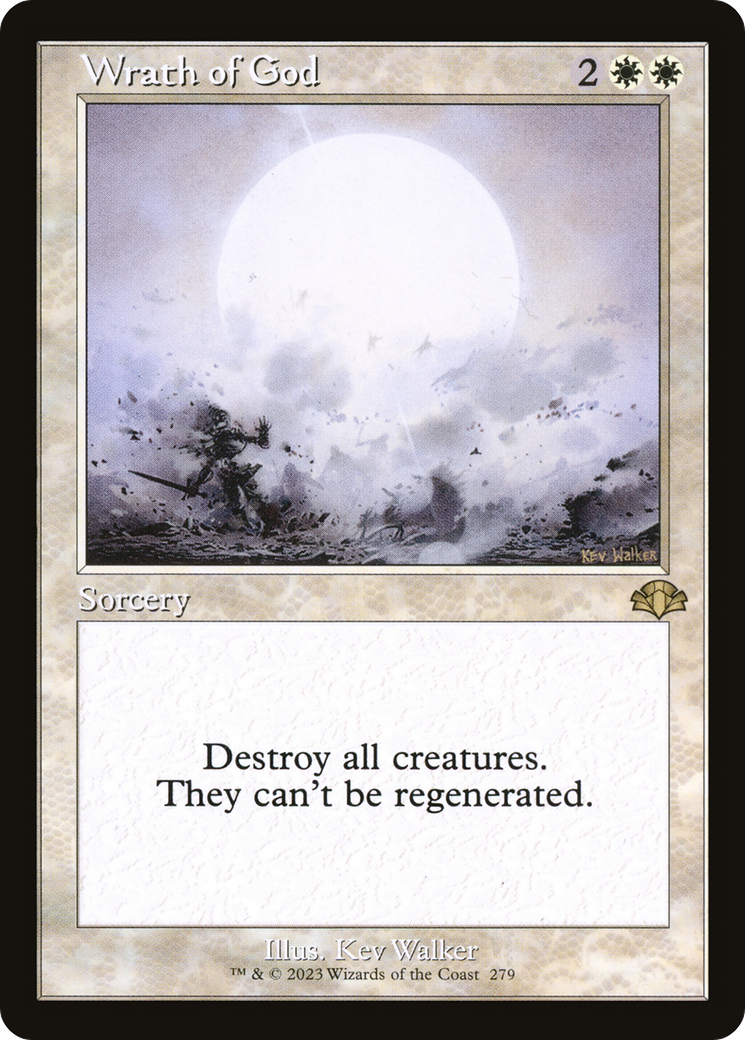 Wrath of God (DMR-279) - rare - Foil