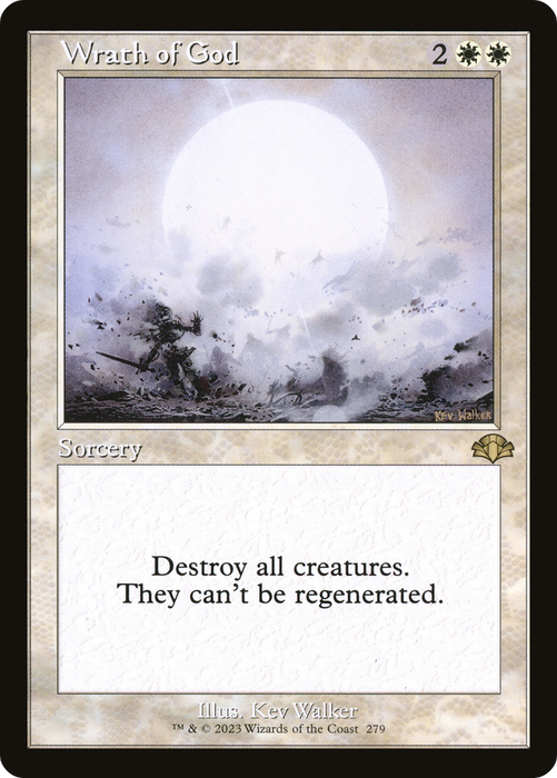 Wrath of God (DMR-279) - rare - Foil