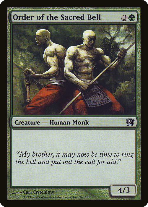 Order of the Sacred Bell (9ED-261★) - common - Foil