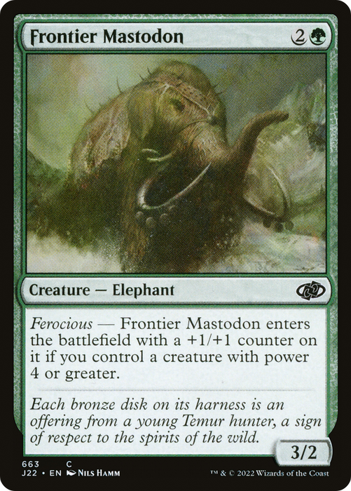 Frontier Mastodon (J22-663) - common
